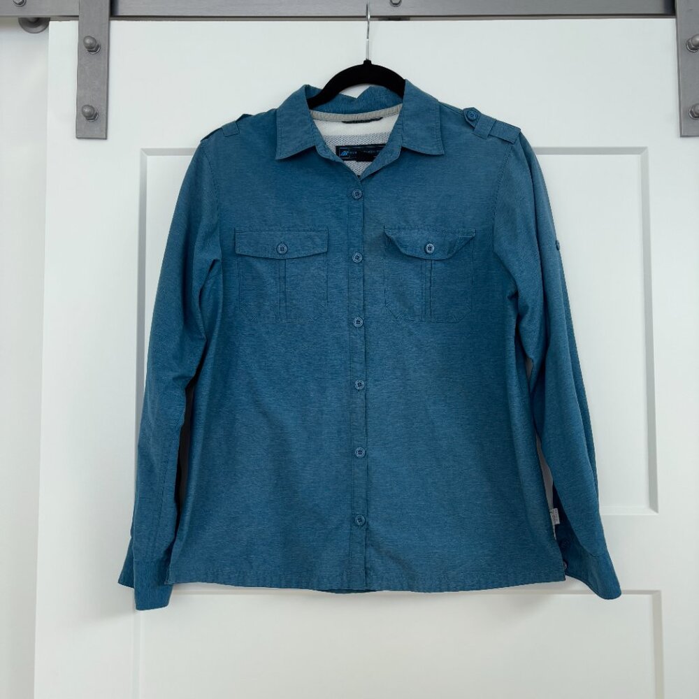 Eastern Mountain Sports Button Down Sun Shirt - Medium